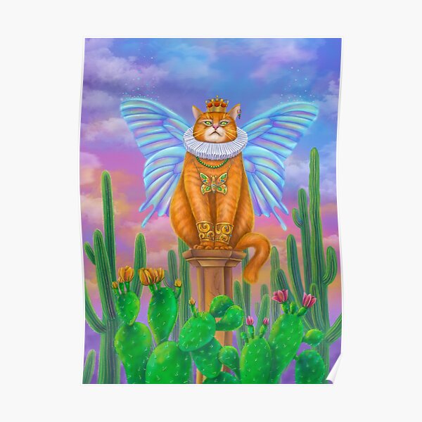 magic King cat Poster