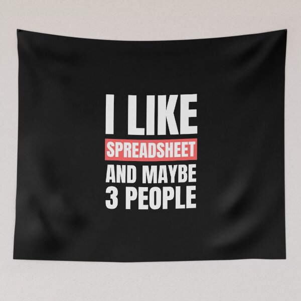 Item preview, i like spreadsheet and maybe 3 people designed and sold by TomorrowQuotes.