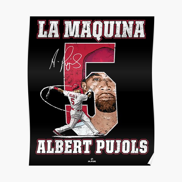 La Maquina Albert Pujols St Louis Missouri mlbpa Albert Pujols Essential T-Shirt | Redbubble