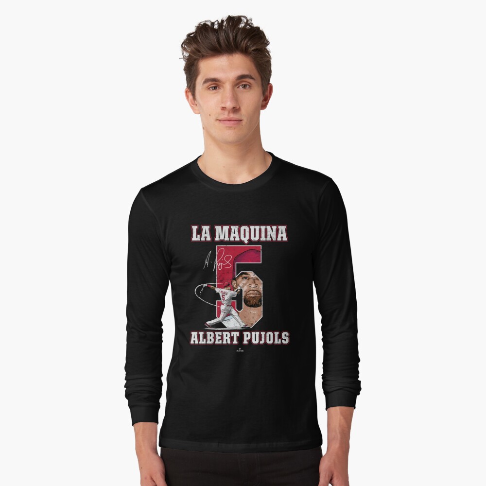 La Maquina Albert Pujols St Louis Missouri mlbpa Albert Pujols Essential T-Shirt | Redbubble