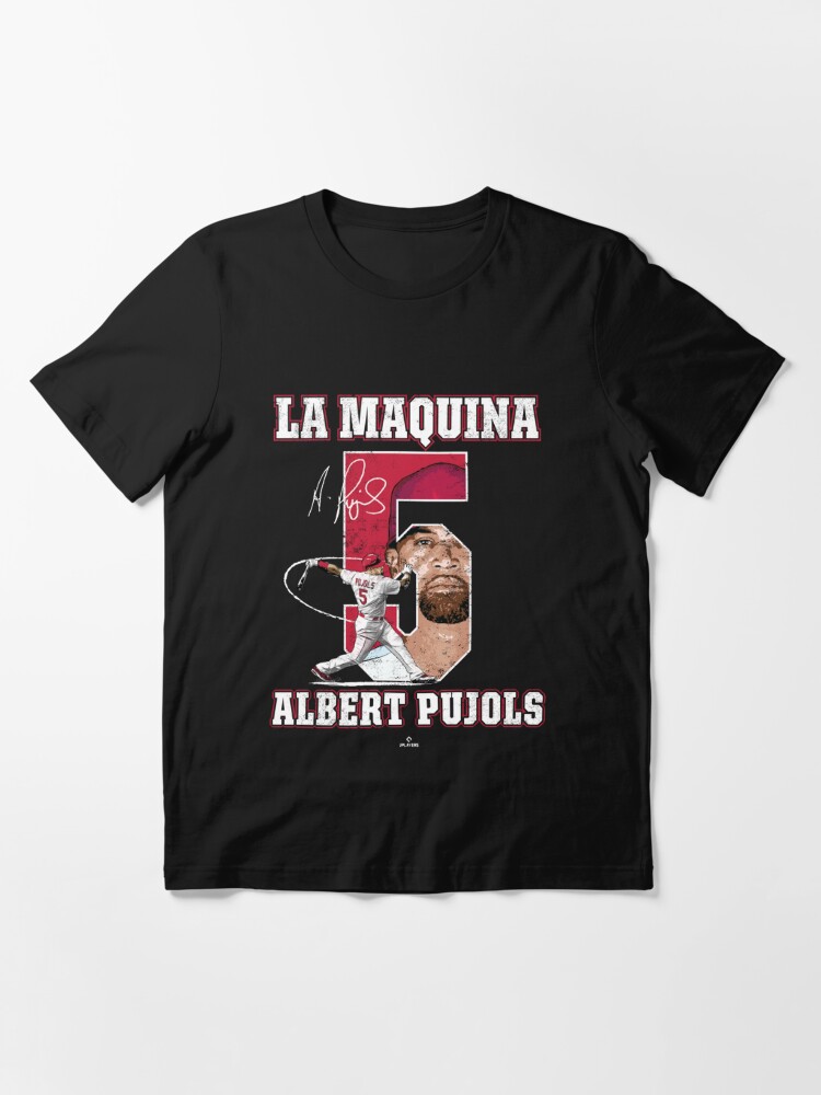 La Maquina Albert Pujols St Louis Missouri mlbpa Albert Pujols Essential T-Shirt | Redbubble