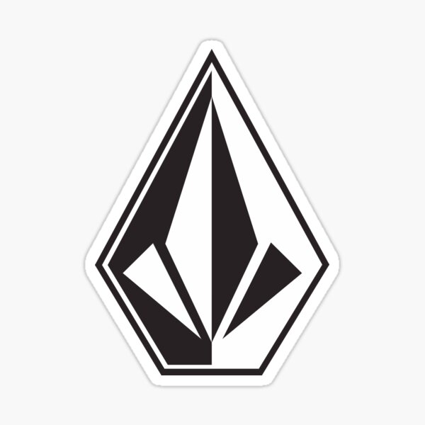 logo volcom noir Sticker