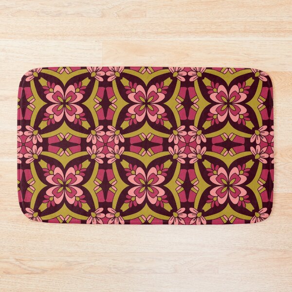 Item preview, pink and green mixed floral designed and sold by patternologyy.