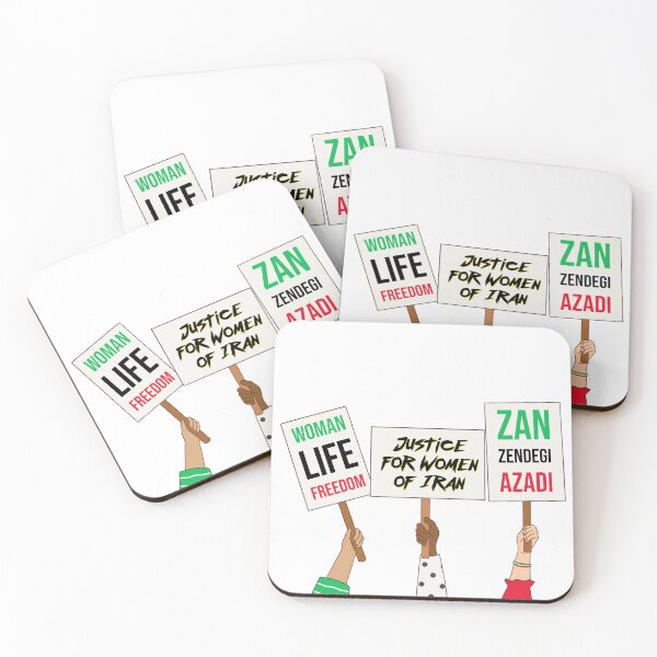 Item preview, Zan. Zendegi. Azadi. Woman. Life. Freedom. Justice for women of Iran. designed and sold by BestQuest.