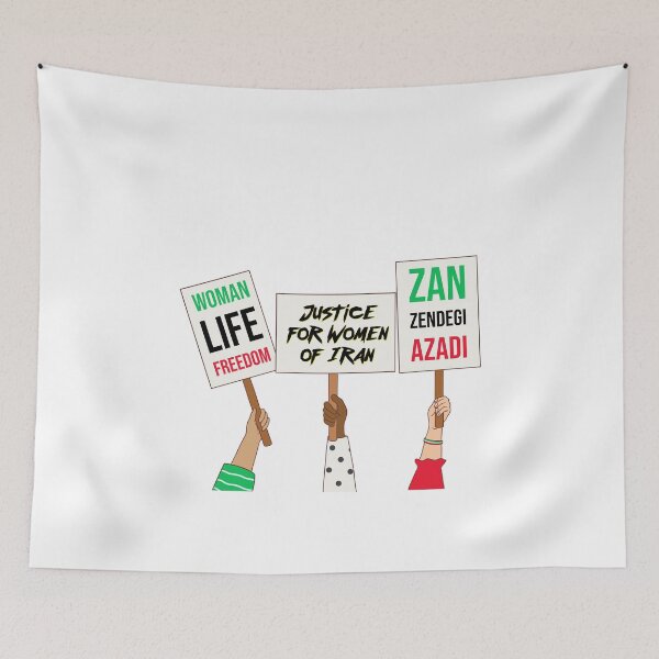 Item preview, Zan. Zendegi. Azadi. Woman. Life. Freedom. Justice for women of Iran. designed and sold by BestQuest.