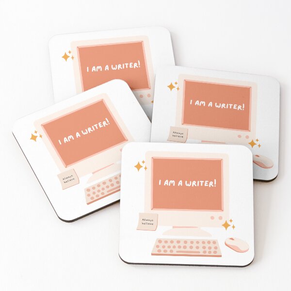 Item preview, I am a writer! Cute affirmation design for writers. designed and sold by CreativeStrand.