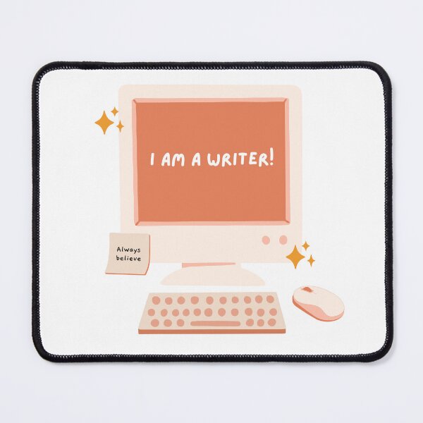 Item preview, I am a writer! Cute affirmation design for writers. designed and sold by CreativeStrand.