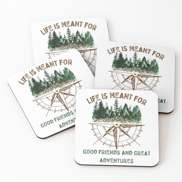 Item preview, Life Is Meant For Good Friends And Great Adventures designed and sold by RockBeeDesigns.
