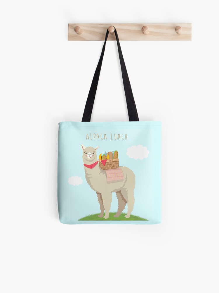 llama lunch tote