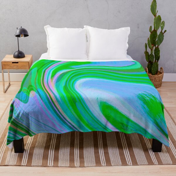 Item preview, Baby Blue, Baby Green, Blue Tones and Green Tones Multicolor Neon Marble Pattern Design designed and sold by theprintedclub.
