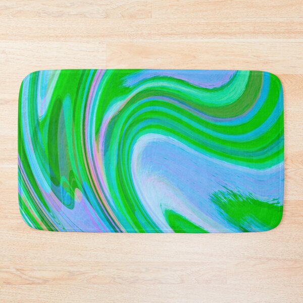 Item preview, Baby Blue, Baby Green, Blue Tones and Green Tones Multicolor Neon Marble Pattern Design designed and sold by theprintedclub.