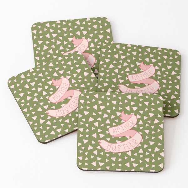 Item preview, Mother Hustler in Pale Pink and Olive Green designed and sold by Natalie du Plessis.