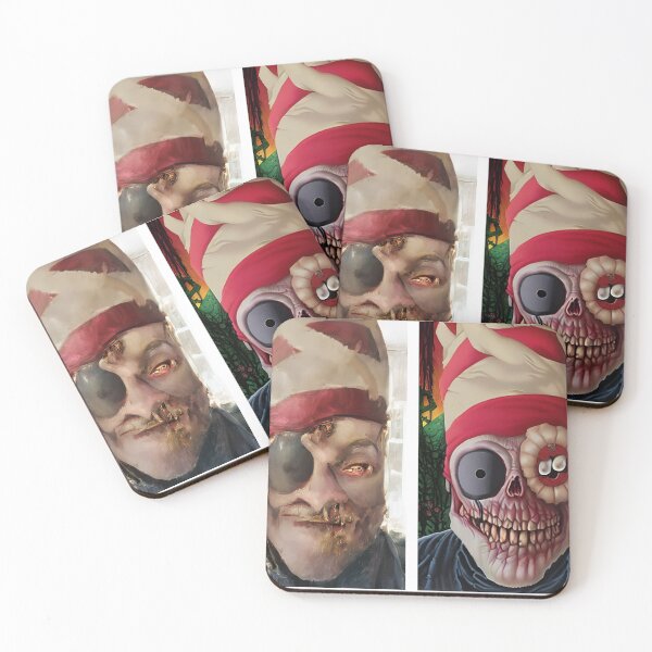 Item preview, Five Gormless Zombie Pirates designed and sold by MA-TE.
