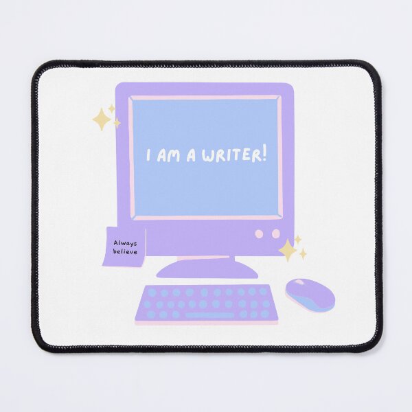 Item preview, I am a writer! Cute affirmation design for writers. designed and sold by CreativeStrand.