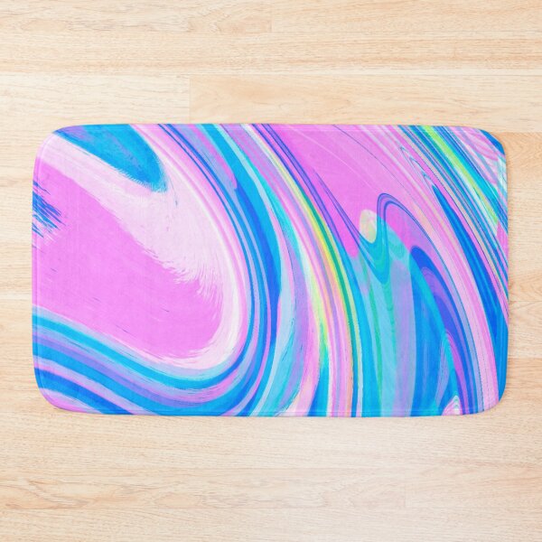 Item preview, Baby Blue, Baby Pink, Blue Tones and Pink Tones Multicolor Neon Marble Pattern Design designed and sold by theprintedclub.