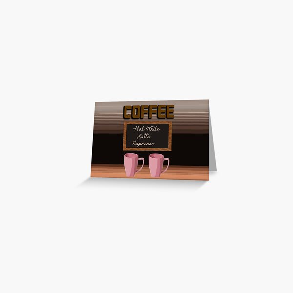 Coffee in Monaco Greeting Card