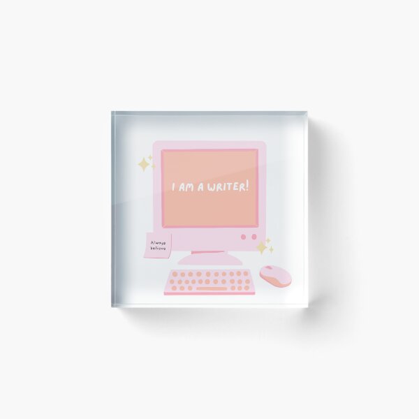 Item preview, I am a writer! Cute affirmation design for writers. designed and sold by CreativeStrand.