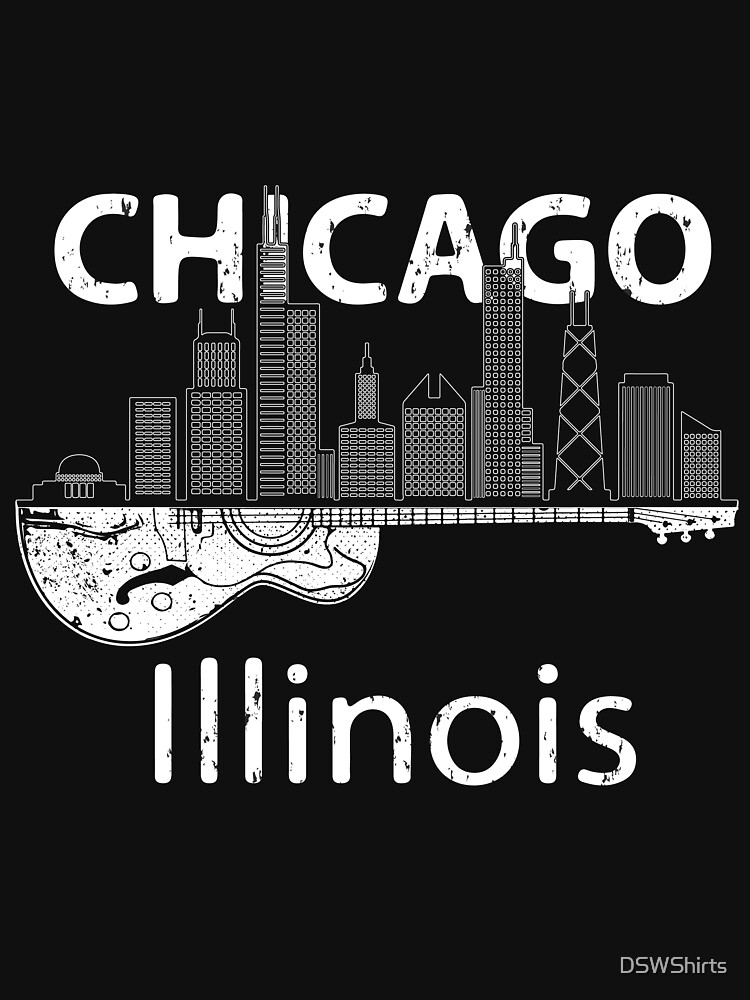 Chicago Skyline Design / Gift City Cityscape' Men's T-Shirt