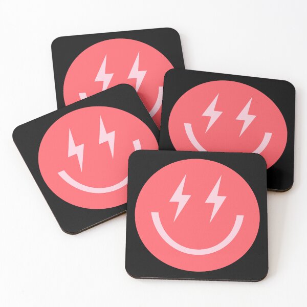 Item preview, lightning bolt smiley face designed and sold by biscuithut.
