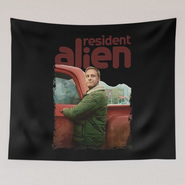 Item preview, Resident Alien Graphic Perfect Xmas Gift Fan    designed and sold by AlaHarrison.