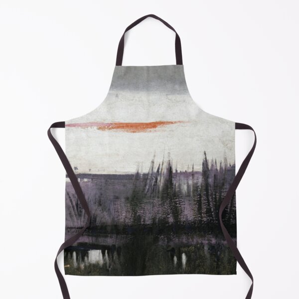 Item preview, Sunset over the Lake on a Cloudy Day, Abstract Painting designed and sold by Ivan333Croatia.