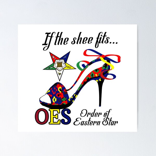 Item preview, Funny OES Order Of The Eastern Star Logo Sistars If The Shee Fits Freemason designed and sold by TopTeeShop.