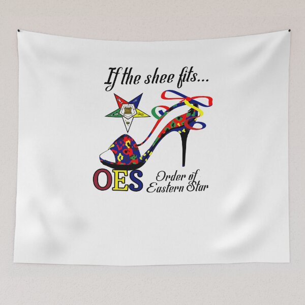 Item preview, Funny OES Order Of The Eastern Star Logo Sistars If The Shee Fits Freemason designed and sold by TopTeeShop.