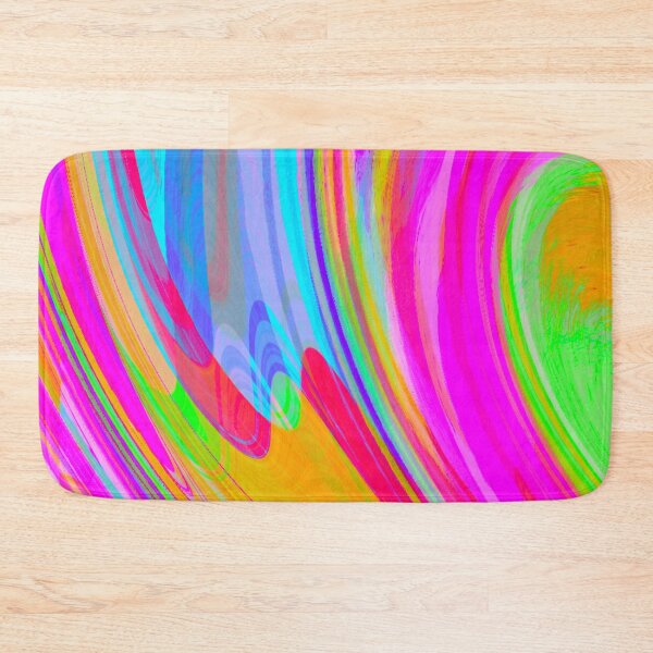 Item preview, Rainbow Multicolor Neon Marble Pattern Design designed and sold by theprintedclub.