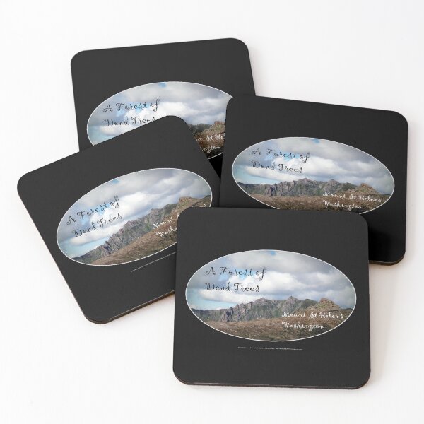 Item preview, Dead tree devastation near Johnston's Ridge, oval designed and sold by Dawna Morton.