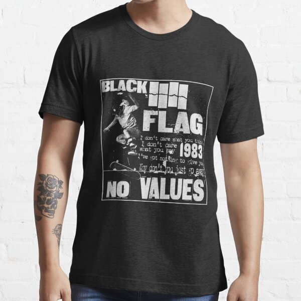 black flag no values shirt