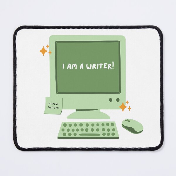 Item preview, I am a writer! Cute affirmation design for writers. designed and sold by CreativeStrand.