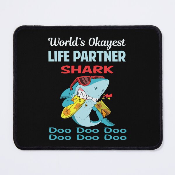 Item preview, Funny Shark LIFE PARTNER designed and sold by StoreHornedFace.