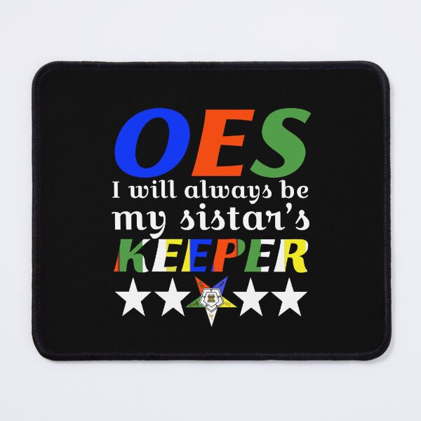 Item preview, OES Order Of The Eastern Star Logo My Sistar's Keeper designed and sold by TopTeeShop.