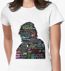 Harry Styles lyric compilation Women's Fitted T-Shirt