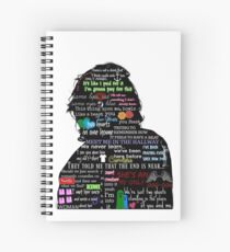 Harry Styles lyric compilation Spiral Notebook