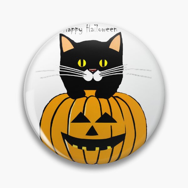 Item preview, Happy halloween cat with her pumpkins designed and sold by Smartchitect.