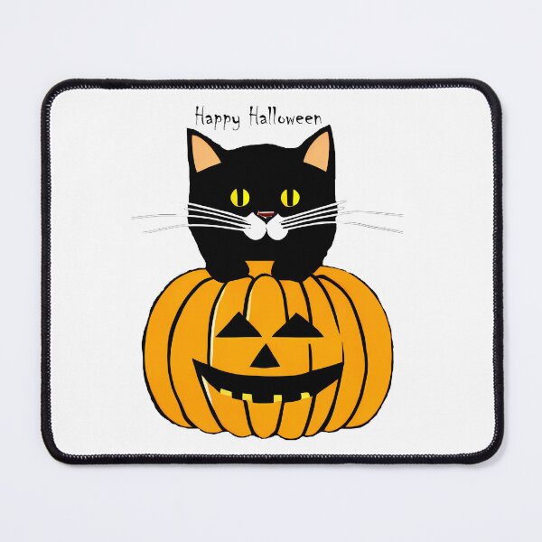 Item preview, Happy halloween cat with her pumpkins designed and sold by Smartchitect.