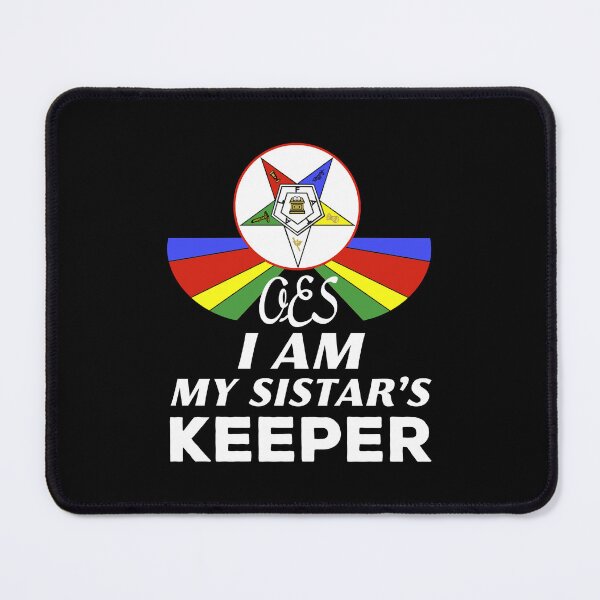 Item preview, OES Order Of The Eastern Star Logo I Am My Sistar's Keeper designed and sold by TopTeeShop.