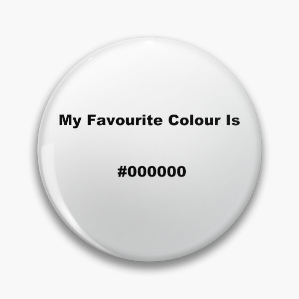 Item preview, My Favourite Colour Is #000000 designed and sold by kiippers.