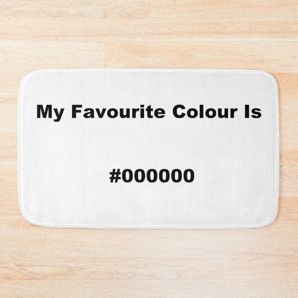 Item preview, My Favourite Colour Is #000000 designed and sold by kiippers.