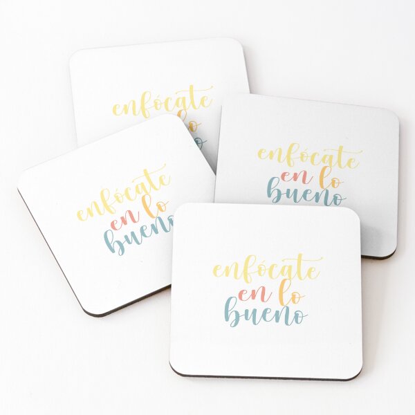 Item preview, Enfócate en lo bueno, Spanish Quote designed and sold by Aryam Quotes.