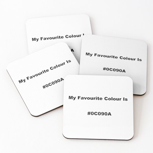 Item preview, My Favourite Colour Is #0C090A designed and sold by kiippers.