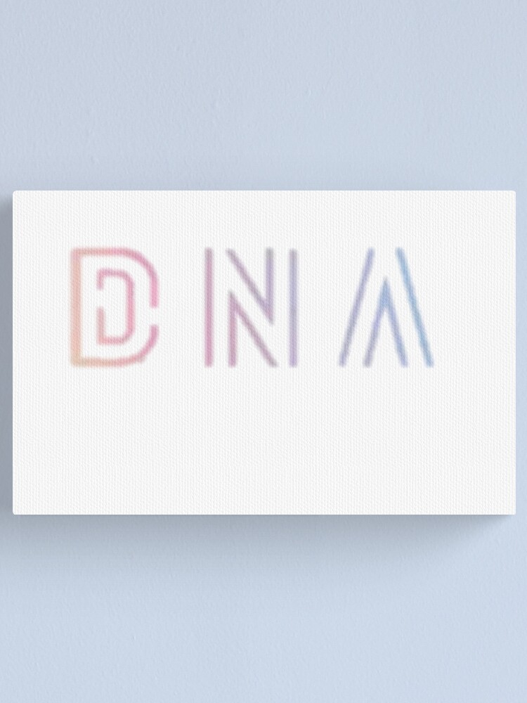 Bts Dna Logo Canvas Print By Yumi108 Redbubble