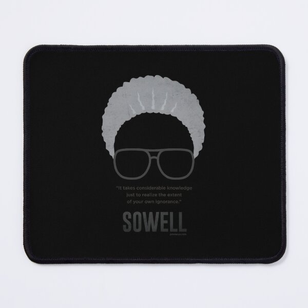 Item preview, Thomas Sowell - ignorance quote Classic  designed and sold by dorothyhinlmta.