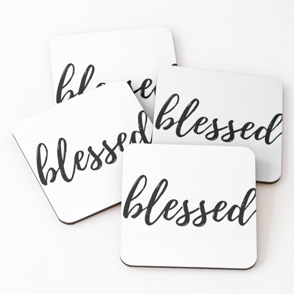 Item preview, blessed cursive text designed and sold by FreeGraceShop.