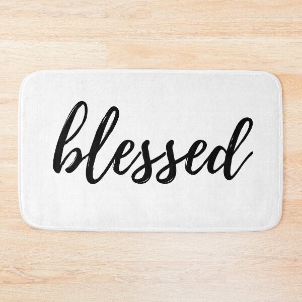 Item preview, blessed cursive text designed and sold by FreeGraceShop.