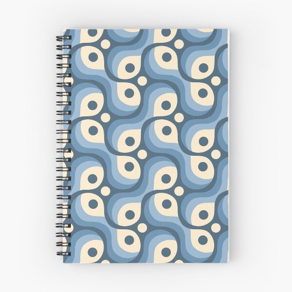 Item preview, 2201 - abstract retro pattern, blue designed and sold by RouCouCou.