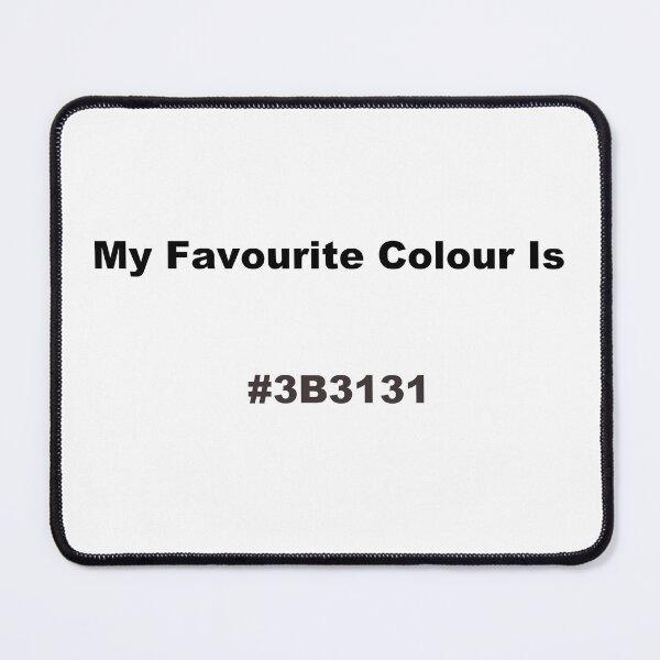 Item preview, My Favourite Colour Is #3B3131 designed and sold by kiippers.