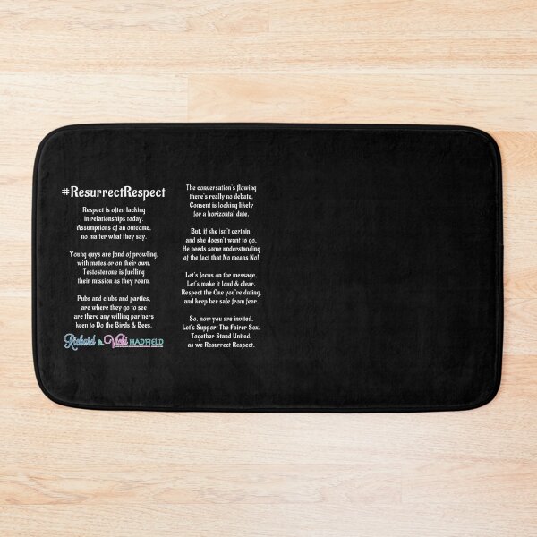 Item preview, ResurrectRESPECT.com poem : Richard and Vicki Hadfield - basic white text only designed and sold by Printable Pressies.