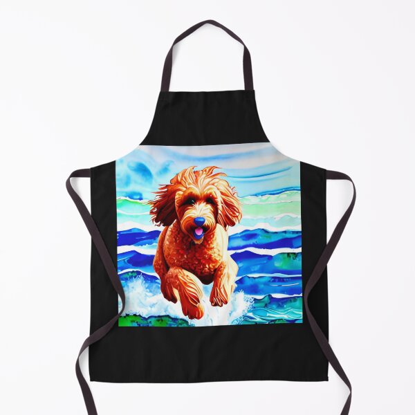 Item preview, Goldendoodle Coastal Sea Art designed and sold by GwendolynFrost.